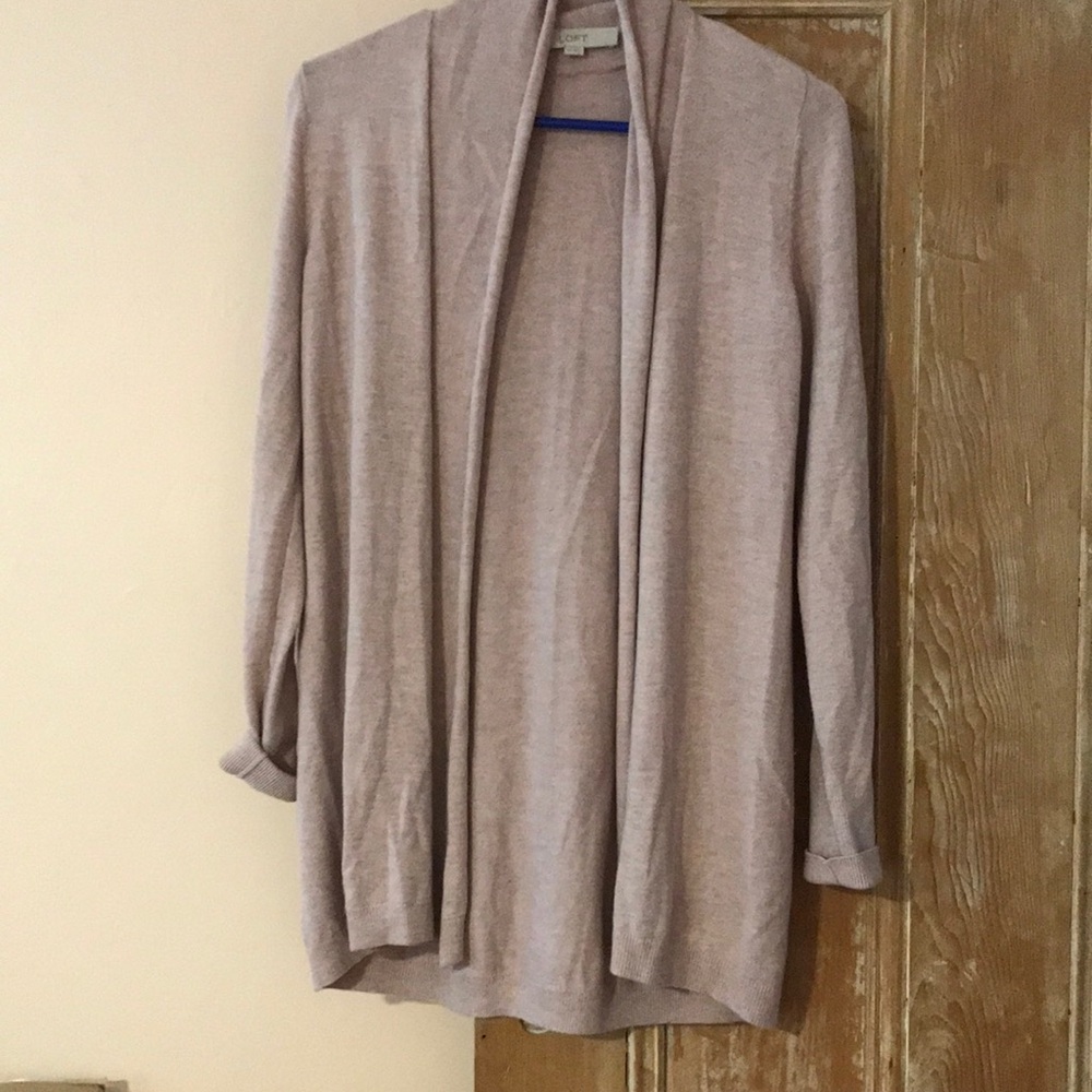 Pink cardigan